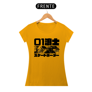 Nome do produto Camiseta Feminina  Skatista Samurai Estampa Japonesa 