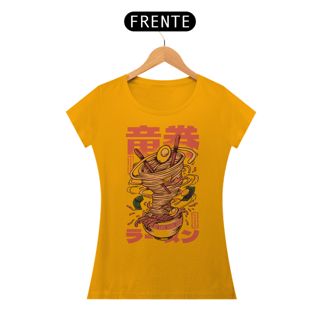 Nome do produto Camiseta Feminina Lámen Furação Estampa Japonesa