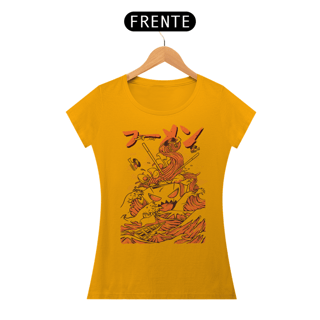 Nome do produto Camiseta Feminina Monstro Lamen Estampa Japonesa