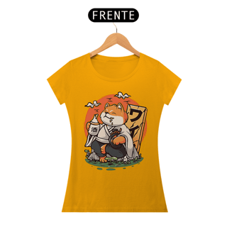 Nome do produto Camiseta Feminina Shiba no Sake Estampa Japonesa 