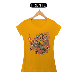 Nome do produto Camiseta Feminina Banquete Yokai Estampa Japonesa 