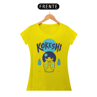 Nome do produto Camiseta Feminina Kokeshi Estampa Japonesa