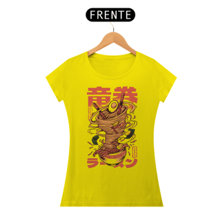 Nome do produto Camiseta Feminina Lámen Furação Estampa Japonesa
