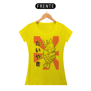 Nome do produto Camiseta Feminina Taiyaki Gelado Estampa Japonesa 