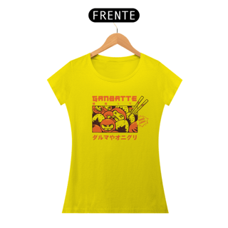 Nome do produto Camiseta Feminina Darumaki da Sorte Estampa Japonesa 