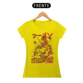 Nome do produto Camiseta Feminina Monstro Lamen Estampa Japonesa
