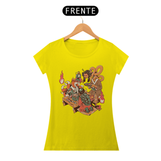 Nome do produto Camiseta Feminina Banquete Yokai Estampa Japonesa 