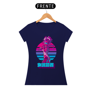 Nome do produto Camiseta Feminina Traje de Banho de Guerreira Feminina Estampa Japonesa