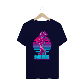 Nome do produto Camiseta Plus Size Traje de Banho de Guerreira Feminina Estampa Japonesa