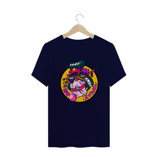 Nome do produto Camiseta Plus Size Gueixa bola de chiclete Estampa Japonesa
