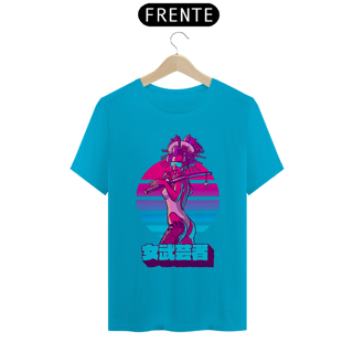 Nome do produto Camiseta Traje de Banho de Guerreira Feminina Estampa Japonesa