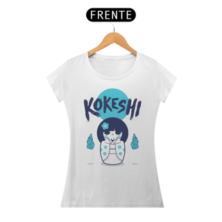 Nome do produto Camiseta Feminina Kokeshi Estampa Japonesa