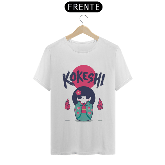Camiseta Kokeshi Estampa Japonesa