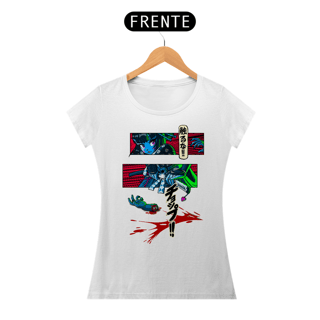 Nome do produto Camiseta Feminina Não me toque Estampa Japonesa