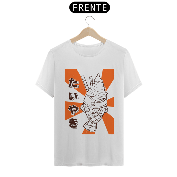 Camiseta Taiyaki Gelado Estampa Japonesa 