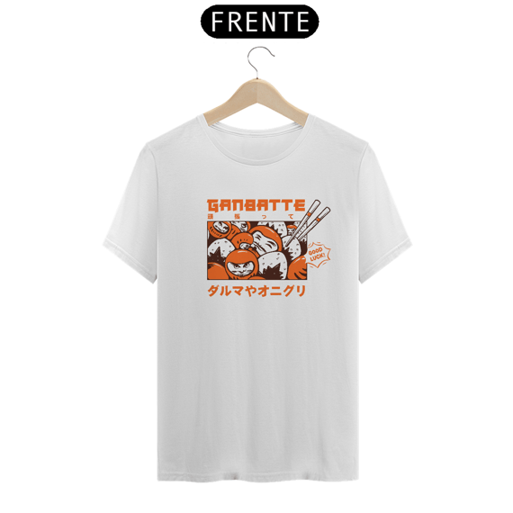 Camiseta Darumaki da Sorte Estampa Japonesa 