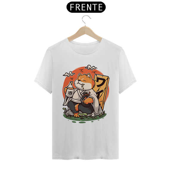 Camiseta Shiba no Sake Estampa Japonesa 