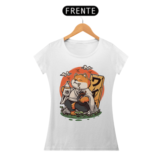 Nome do produto Camiseta Feminina Shiba no Sake Estampa Japonesa 