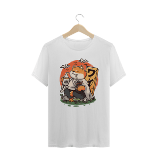 Nome do produto Camiseta Plus Size Shiba no Sake Estampa Japonesa 