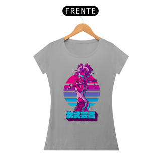 Nome do produto Camiseta Feminina Traje de Banho de Guerreira Feminina Estampa Japonesa