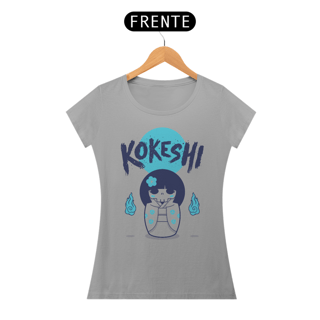 Nome do produto Camiseta Feminina Kokeshi Estampa Japonesa