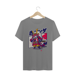 Nome do produto Camiseta Plus Size Guaxinim Samurai Estampa Japonesa
