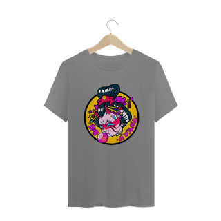 Nome do produto Camiseta Plus Size Gueixa bola de chiclete Estampa Japonesa