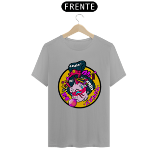Nome do produto Camiseta Gueixa bola de chiclete Estampa Japonesa