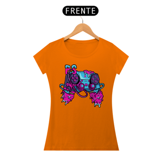 Nome do produto Camiseta Feminina Controle PS Joystick Estampa GAME