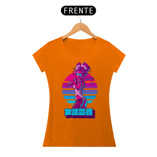 Nome do produto Camiseta Feminina Traje de Banho de Guerreira Feminina Estampa Japonesa