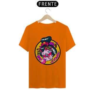 Nome do produto Camiseta Gueixa bola de chiclete Estampa Japonesa