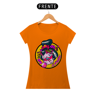 Nome do produto Camiseta Feminina Gueixa bola de chiclete Estampa Japonesa