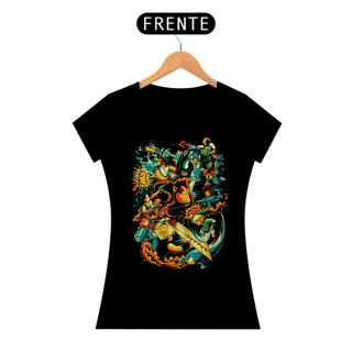 Camiseta Feminina Video Game Anos 90 Estampa GAME GEEK