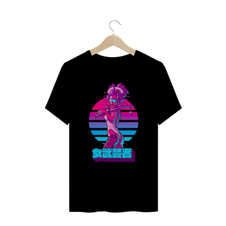 Nome do produto Camiseta Plus Size Traje de Banho de Guerreira Feminina Estampa Japonesa