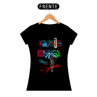 Nome do produto Camiseta Feminina Não me toque Estampa Japonesa