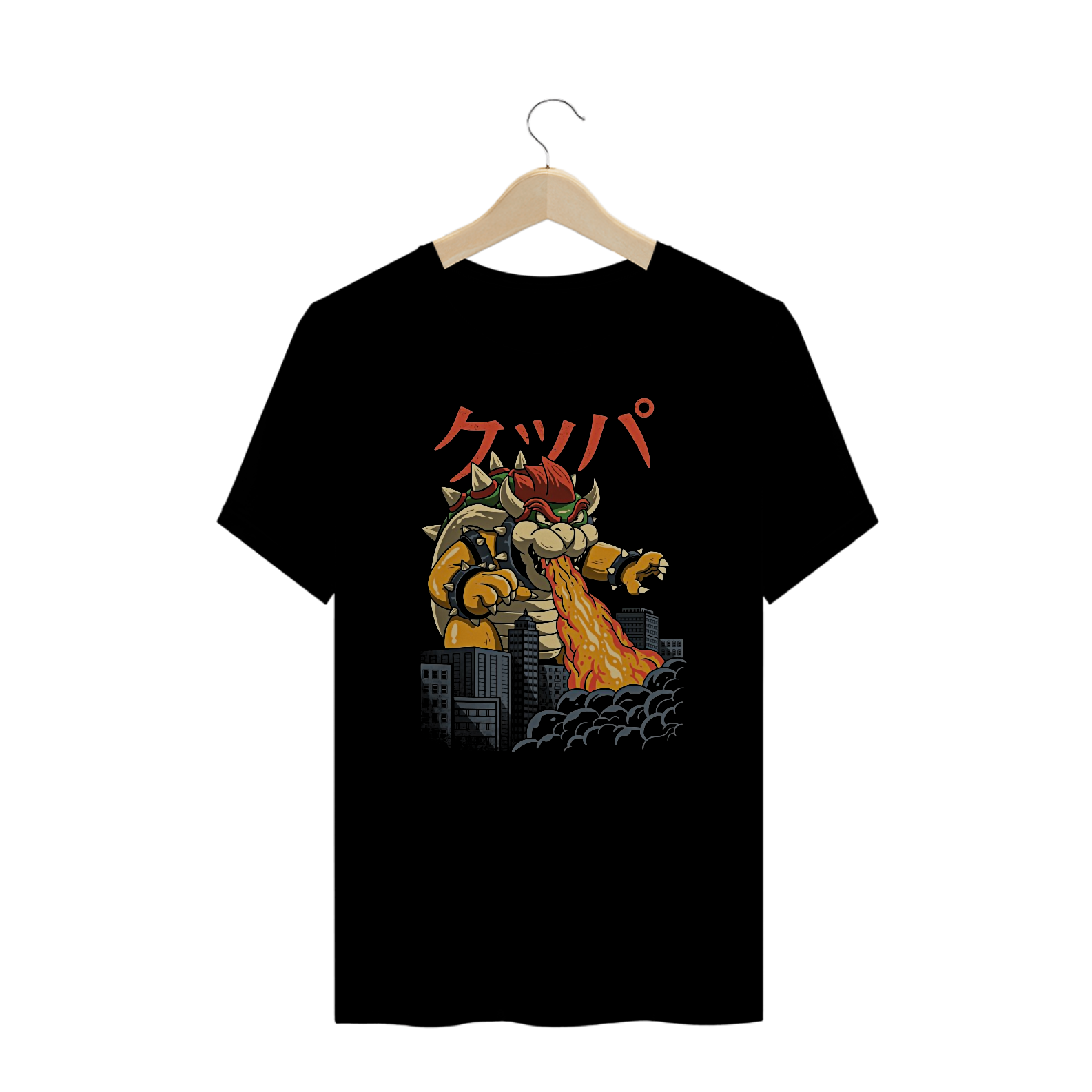 Camiseta Plus Size Bowzilla Estampa Japonesa 