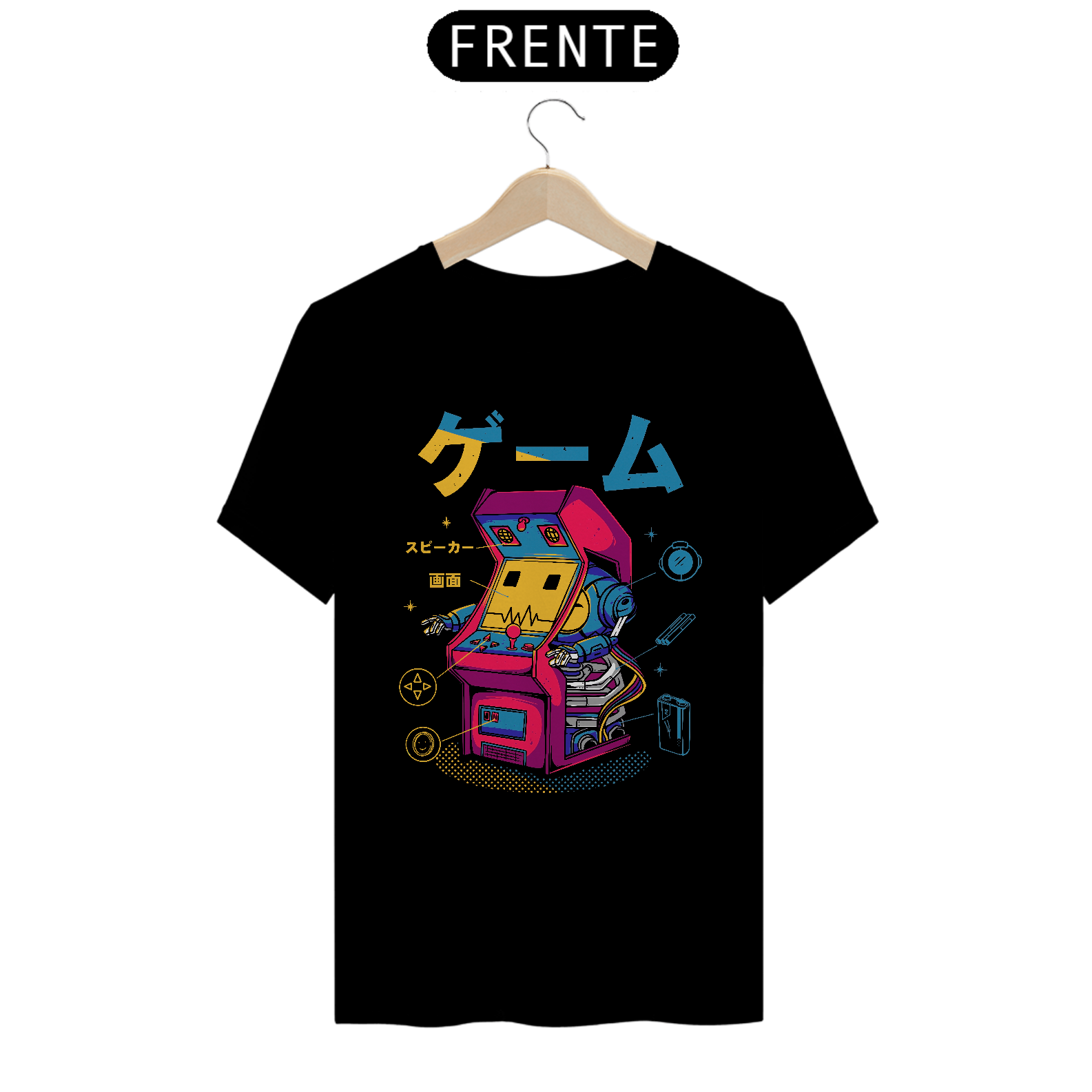 Camiseta Tokyo Arcade Estampa Japonesa 