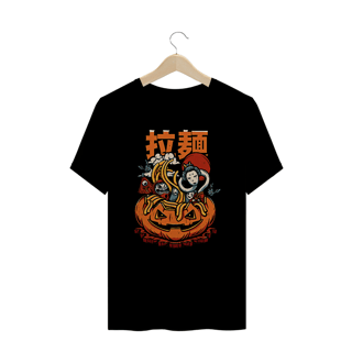 Nome do produto Camiseta Plus Size Lamen Macabro Estampa Japonesa 