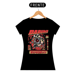 Nome do produto Camiseta Feminina Daruma Robô Estampa Japonesa 