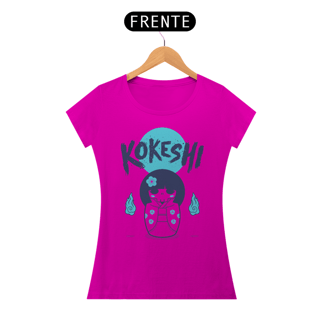 Nome do produto Camiseta Feminina Kokeshi Estampa Japonesa