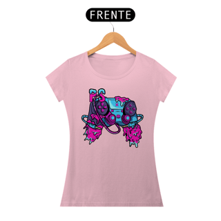 Nome do produto Camiseta Feminina Controle PS Joystick Estampa GAME