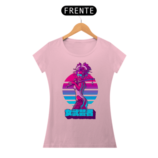 Nome do produto Camiseta Feminina Traje de Banho de Guerreira Feminina Estampa Japonesa