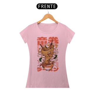 Nome do produto Camiseta Feminina Lámen Furação Estampa Japonesa