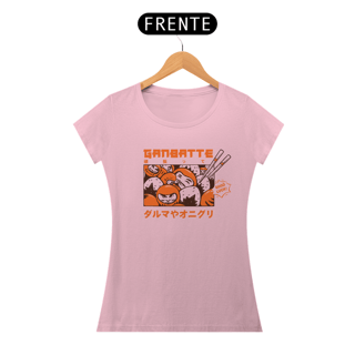 Nome do produto Camiseta Feminina Darumaki da Sorte Estampa Japonesa 