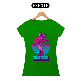 Nome do produto Camiseta Feminina Traje de Banho de Guerreira Feminina Estampa Japonesa