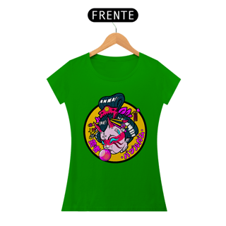 Nome do produto Camiseta Feminina Gueixa bola de chiclete Estampa Japonesa