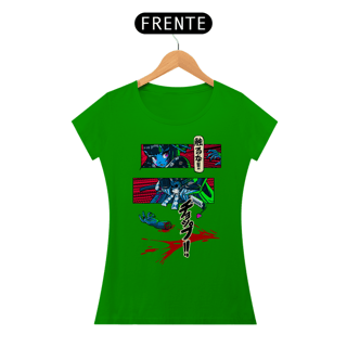 Nome do produto Camiseta Feminina Não me toque Estampa Japonesa