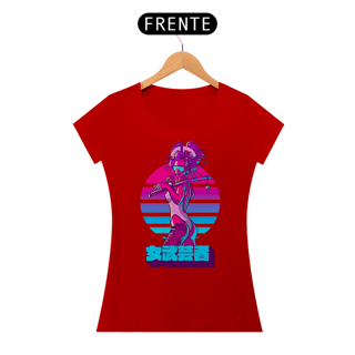 Nome do produto Camiseta Feminina Traje de Banho de Guerreira Feminina Estampa Japonesa