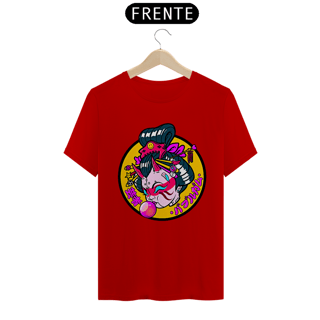 Nome do produto Camiseta Gueixa bola de chiclete Estampa Japonesa