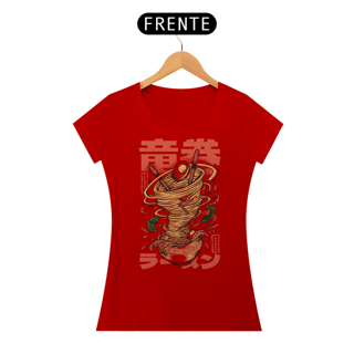 Nome do produto Camiseta Feminina Lámen Furação Estampa Japonesa